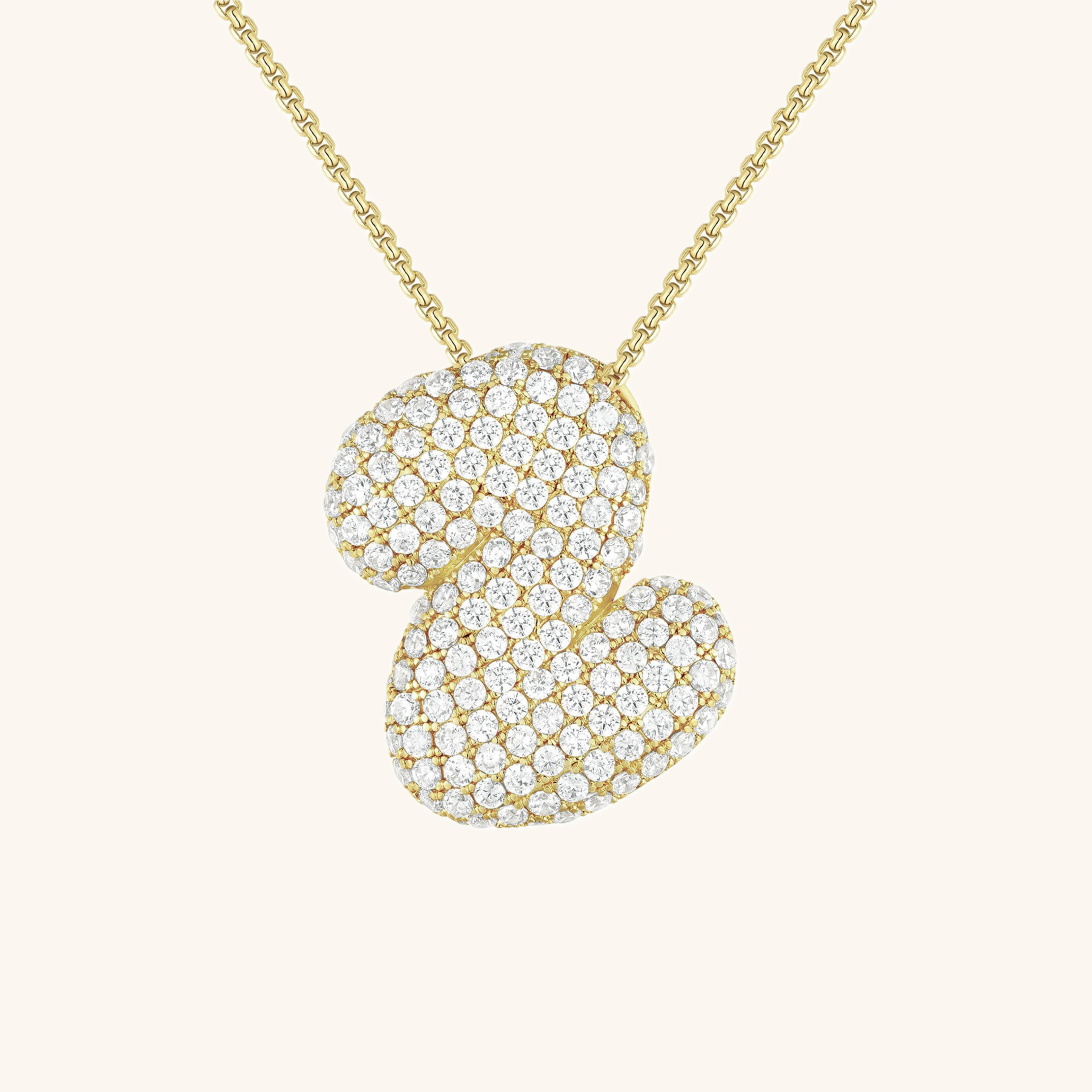 Esme - Bubble Initial Diamond Necklace — designed to inspire your lifestyle.