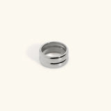 Zelle - Smooth Layered Ring — perfect for those who value comfort and design.