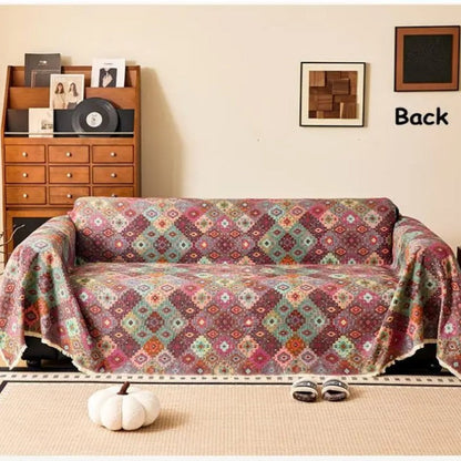 Zahara Geometrisch Tribale Kilim Bankbedekking
