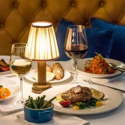 Vintage Brass Table Lamp with LED | Retro Style Lighting for Home