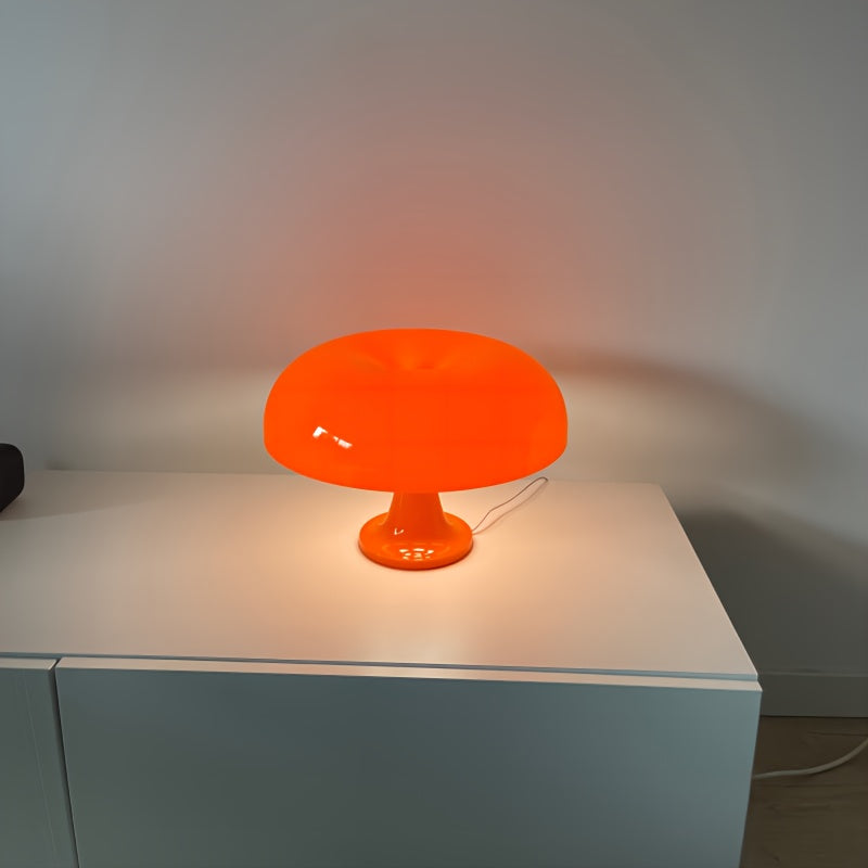 Lampe de table moderne LED en forme de champignon - Lampe de chevet et décorative USB