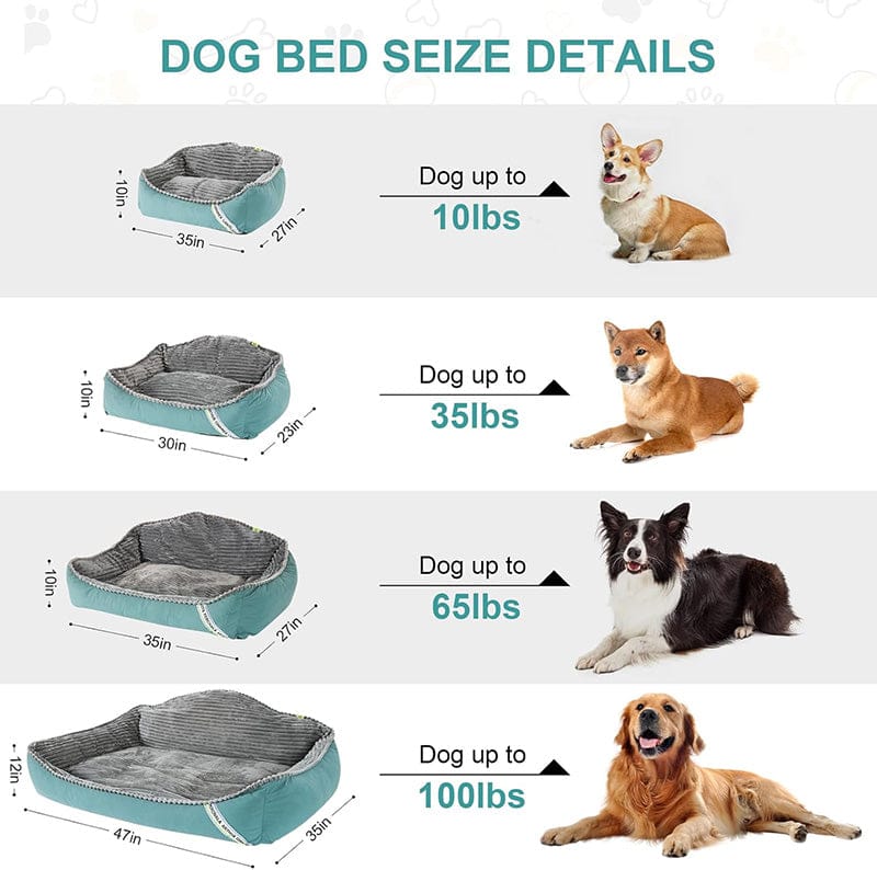 Lit de luxe pour chien – Confort ultra doux, offrant un bon soutien et facile à nettoyer
