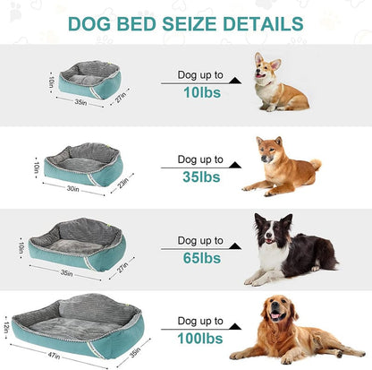 Lit de luxe pour chien – Confort ultra doux, offrant un bon soutien et facile à nettoyer