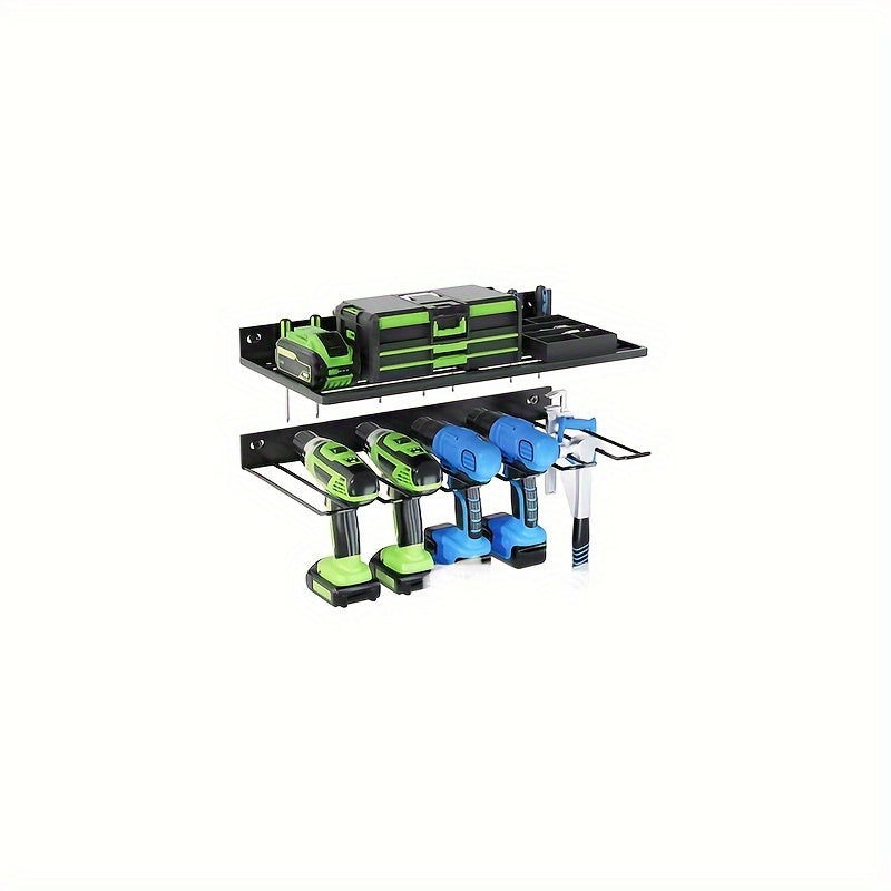 Étagère de rangement à outils perforée pour garage et atelier