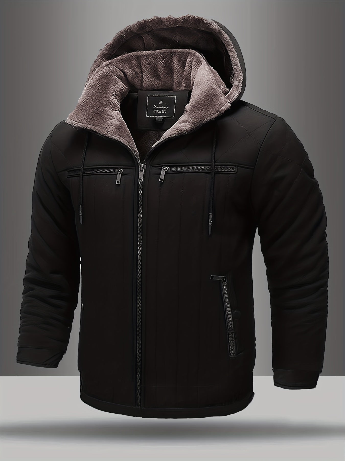 Veste d'hiver pour hommes – Veste à capuche thermoisolée pour les températures plus humides