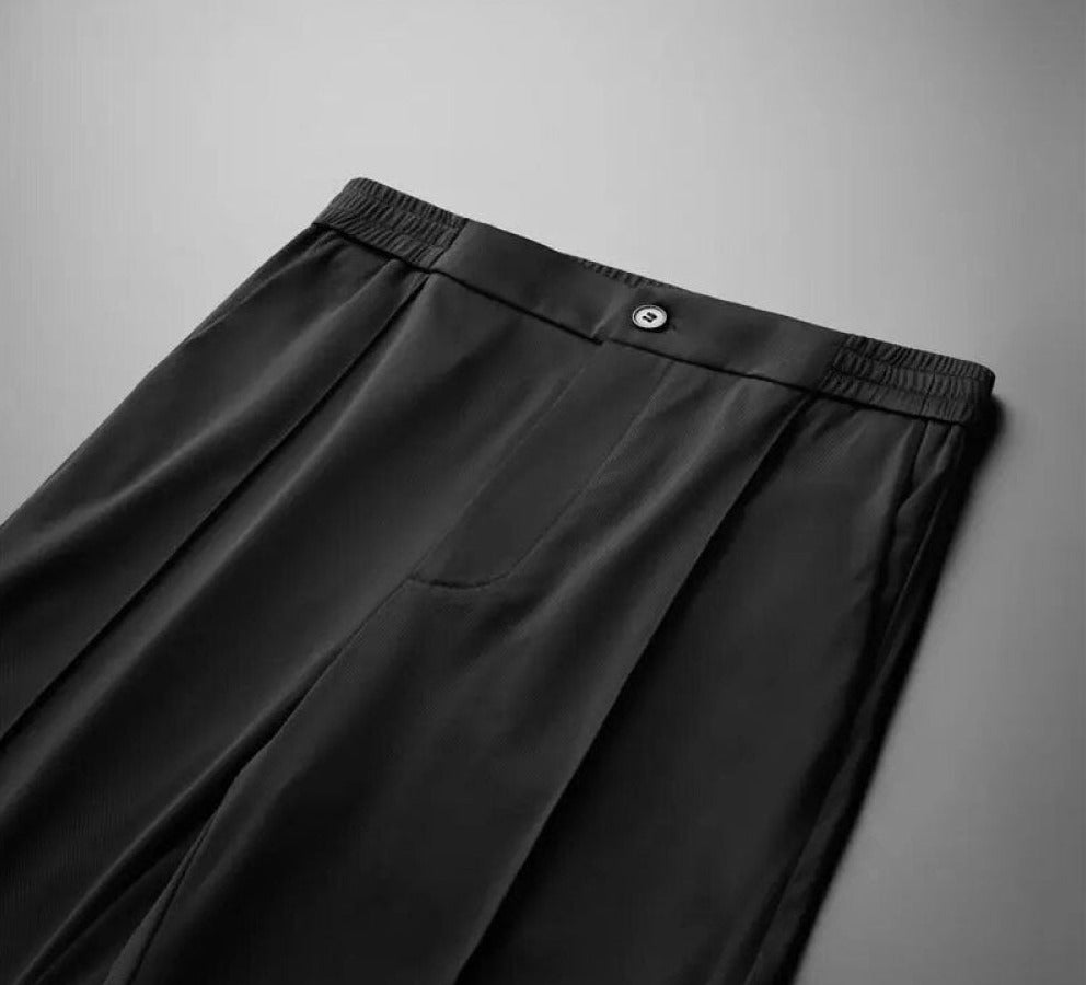 Zweiteiliges Set - Herren Kurzarm Polohemd und Anzughose Set