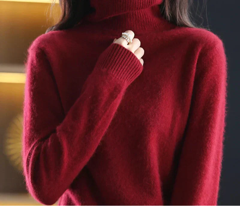 Weicher Rollkragenpullover aus Kaschmir | Damen