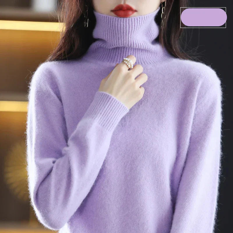 Weicher Rollkragenpullover aus Kaschmir | Damen