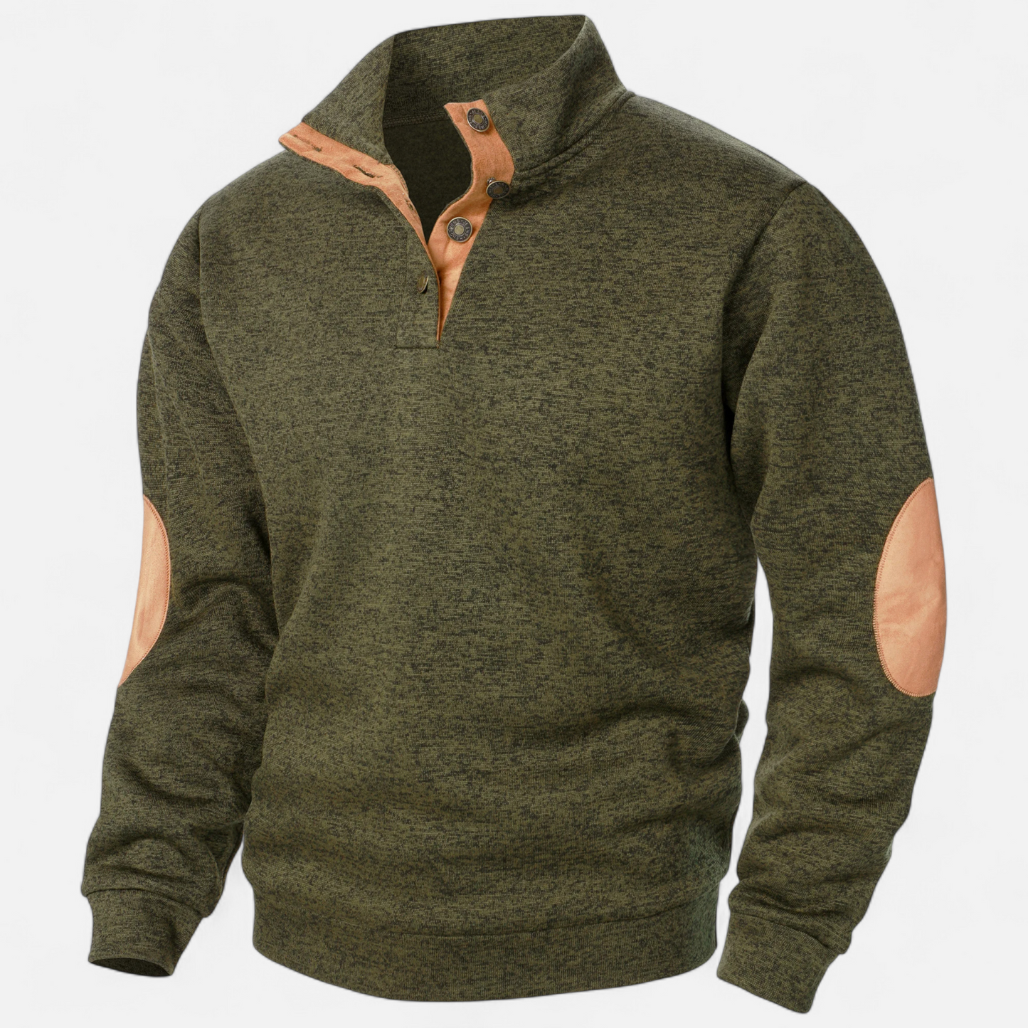 Herren Strickpullover mit Stehkragen | Chauffage raffiné pour les herbes et l'hiver