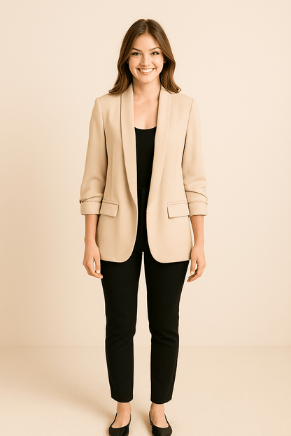 Blazer léger pour femmes – Avec des vêtements aufgerollten