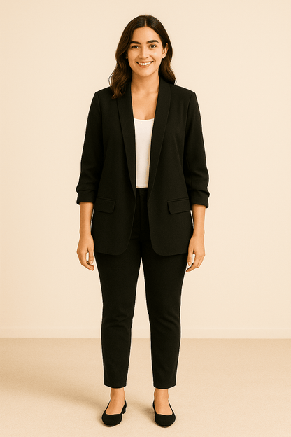 Blazer léger pour femmes – Avec des vêtements aufgerollten
