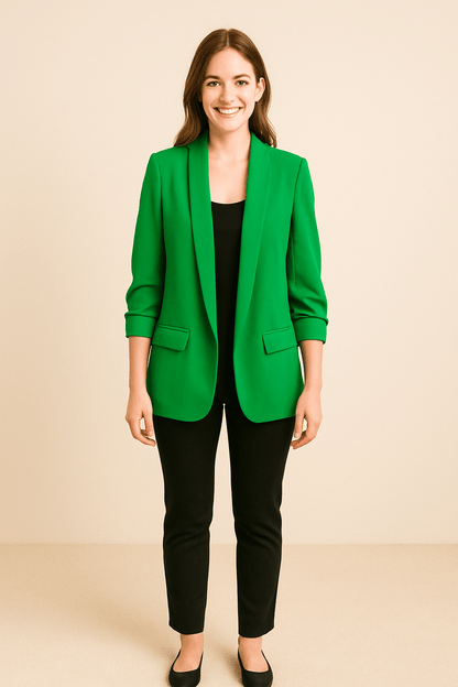 Blazer léger pour femmes – Avec des vêtements aufgerollten