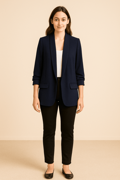 Blazer léger pour femmes – Avec des vêtements aufgerollten