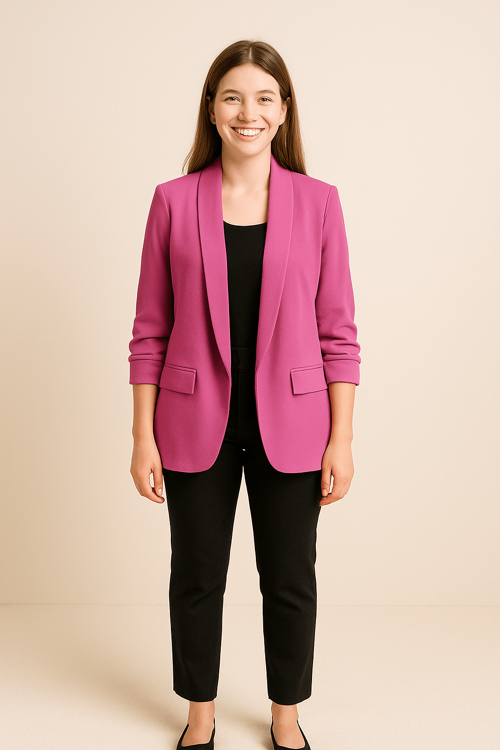 Blazer léger pour femmes – Avec des vêtements aufgerollten