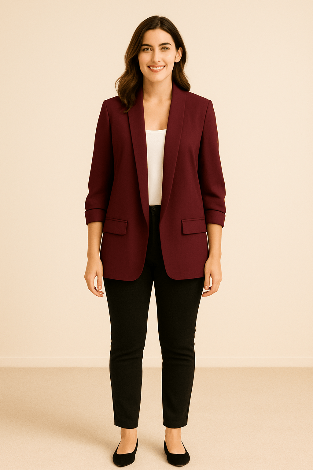 Blazer léger pour femmes – Avec des vêtements aufgerollten