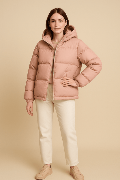 Veste à capuche surdimensionnée Dames Gevoerde – Waterafstotend &amp; Winddicht