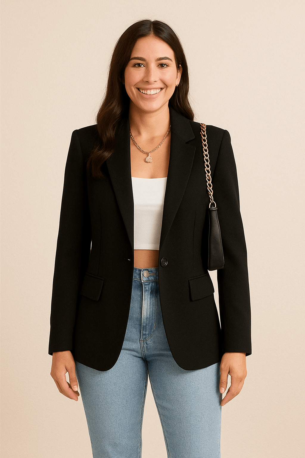 Blazer Damesmode – Veste streetwear chic et ajustée
