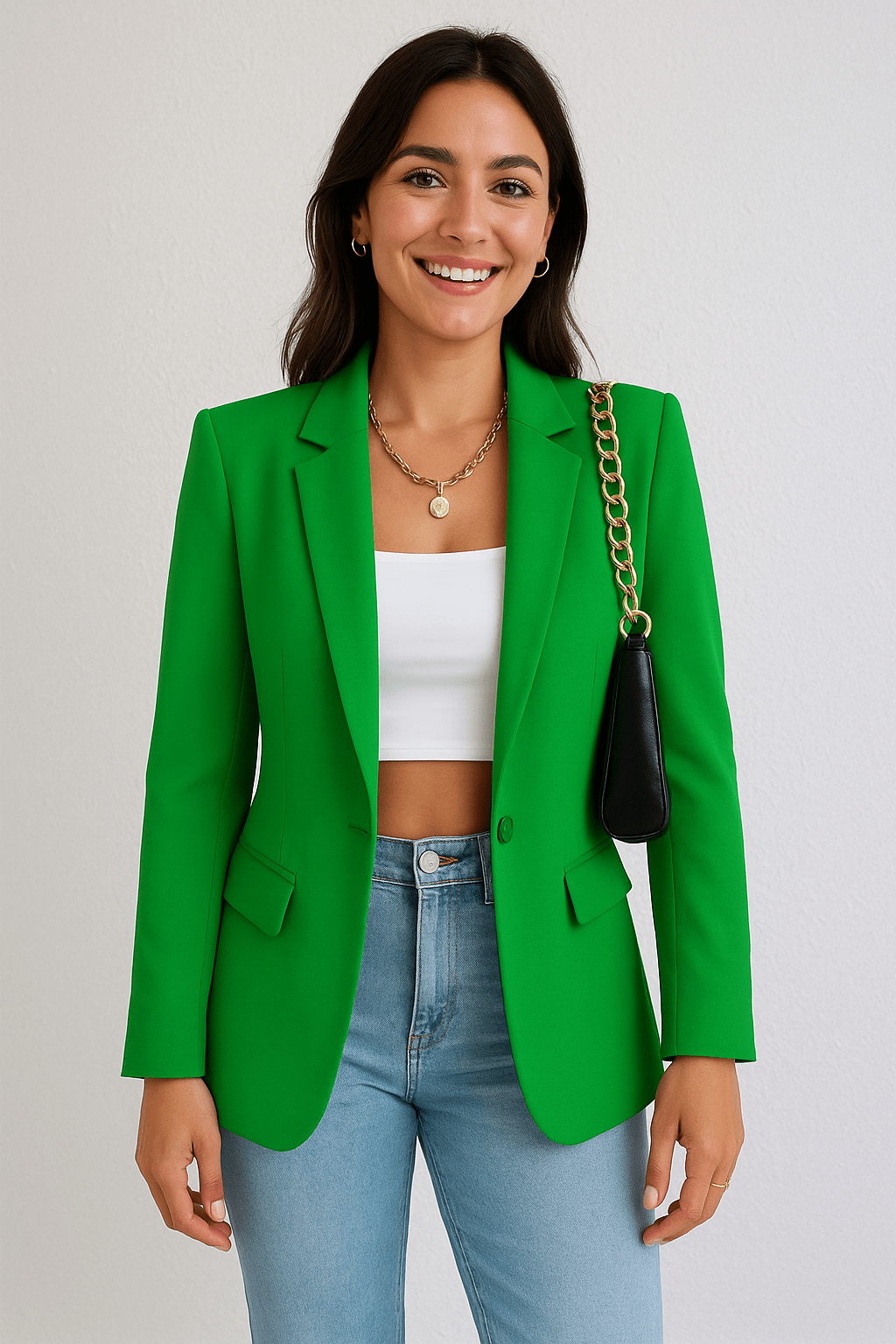 Damenmode Blazer – Maßgeschneiderte Streetwear-Chic Veste