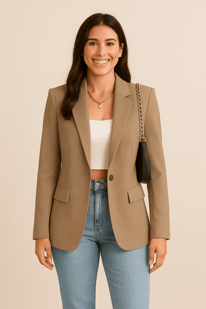 Damenmode Blazer – Maßgeschneiderte Streetwear-Chic Veste
