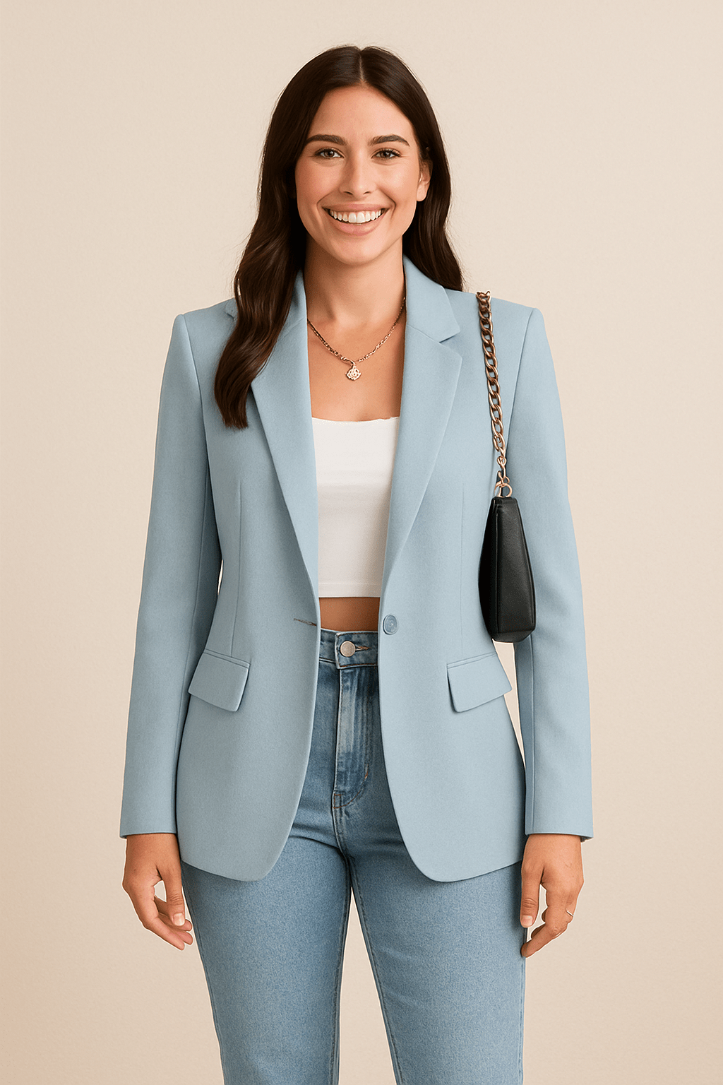 Damenmode Blazer – Maßgeschneiderte Streetwear-Chic Veste