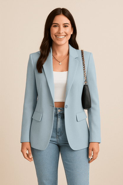 Blazer Damesmode – Veste streetwear chic et ajustée