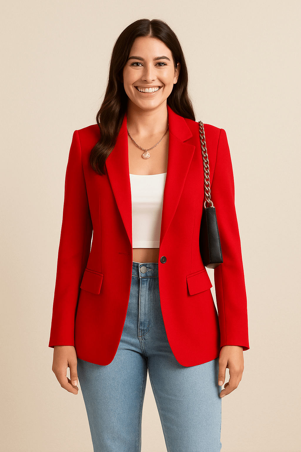 Damenmode Blazer – Maßgeschneiderte Streetwear-Chic Veste
