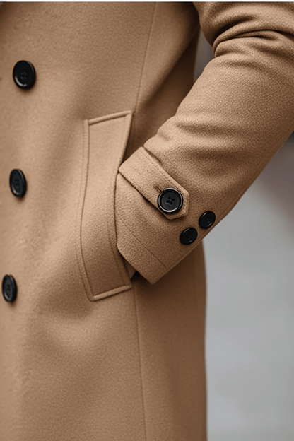 Trenchcoat Doublezijdige Homme | Tailored Fit et Verfijnd Ontwerp