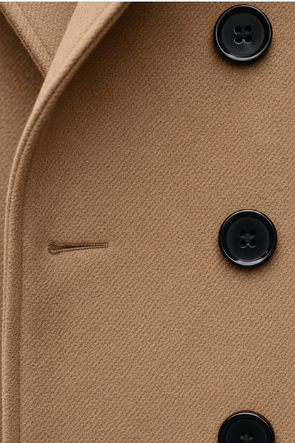 Trenchcoat Doublezijdige Homme | Tailored Fit et Verfijnd Ontwerp