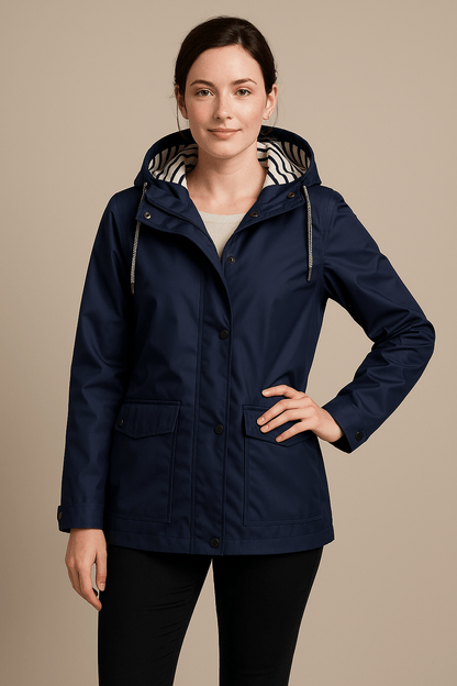 Manteau mi-long pour femme avec veste polyvalente