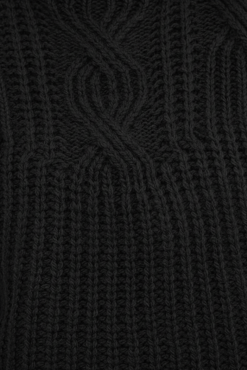 Pull-over pour femme avec hohem Kragen