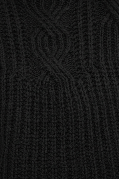 Pull-over pour femme avec hohem Kragen