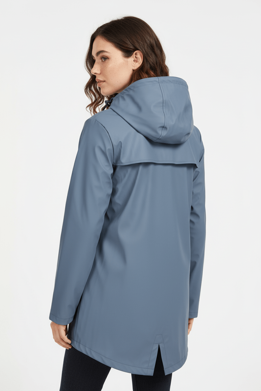 Trenchcoat Femme | Veste mi-longue imperméable avec coupe ajustée