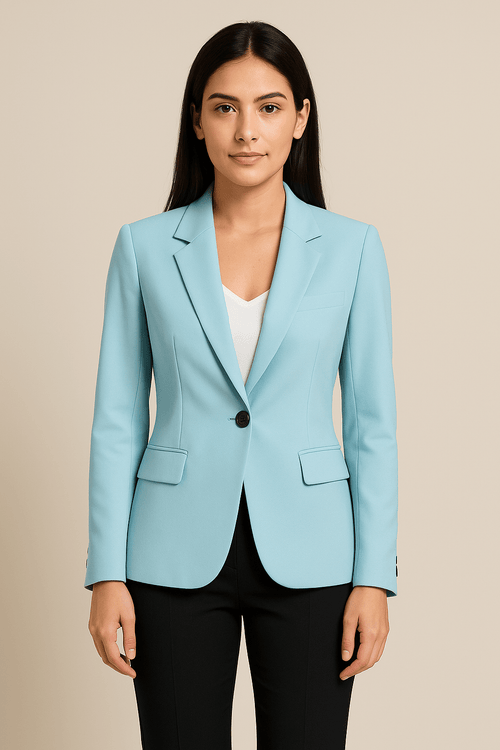 Blazer sur mesure pour femmes – Enkele Knopen Elegante Kantoorjas