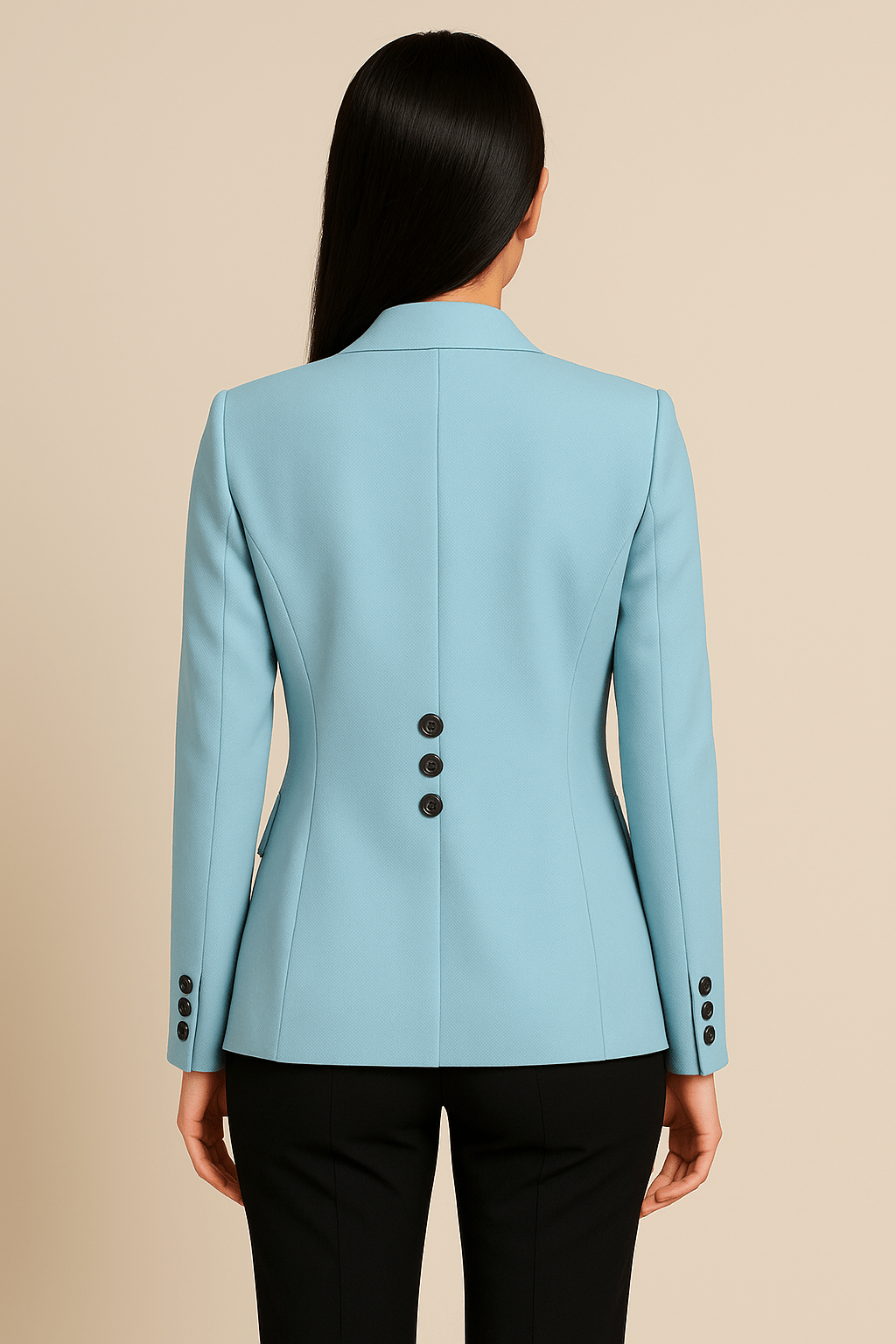 Blazer sur mesure pour femmes – Enkele Knopen Elegante Kantoorjas
