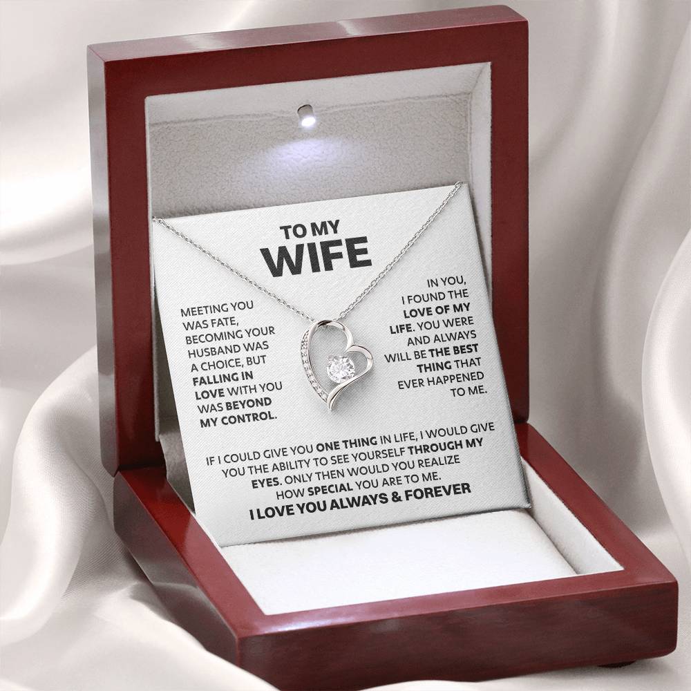 Shania - 'To My Wife' Heart Necklace — perfect for those who value comfort and design.