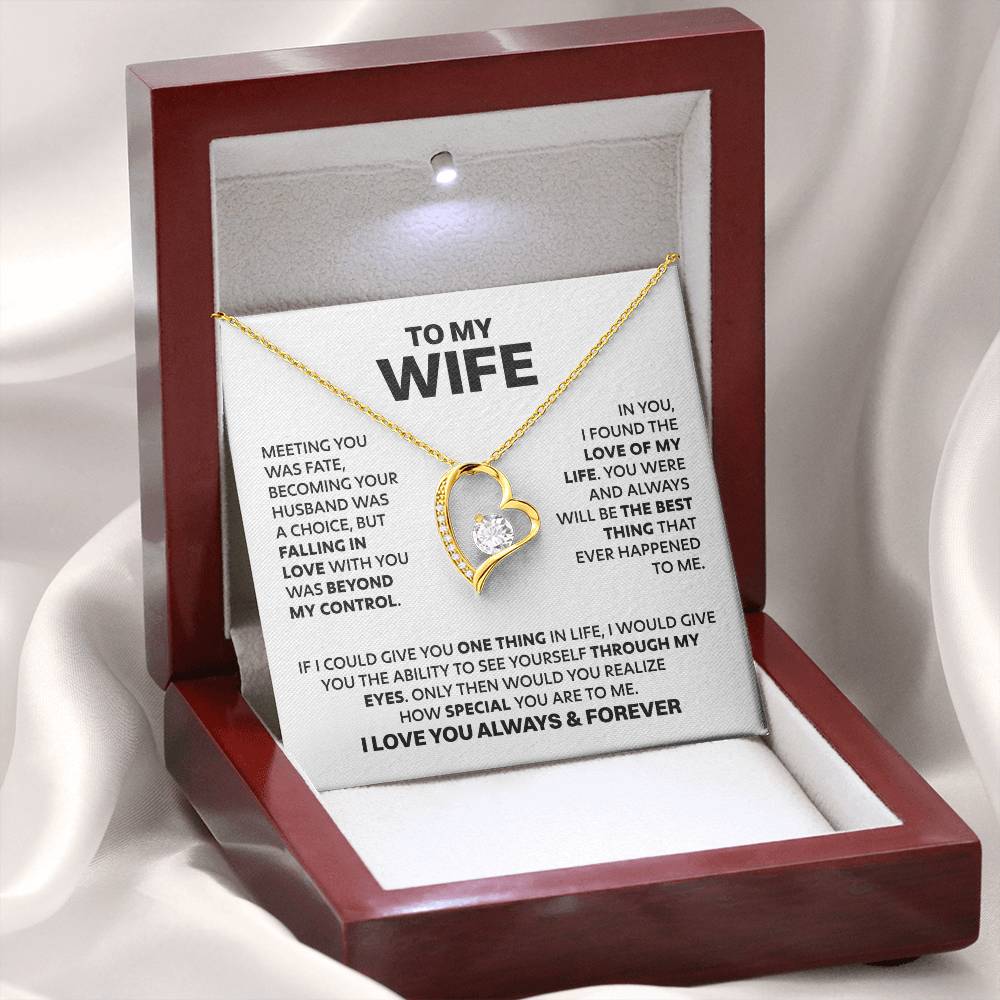 Shania - 'To My Wife' Heart Necklace — perfect for those who value comfort and design.