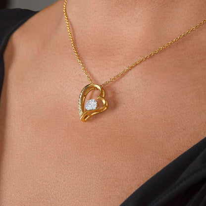 Collier cœur Shania « À ma femme » — parfait pour celles qui privilégient le confort et le design.