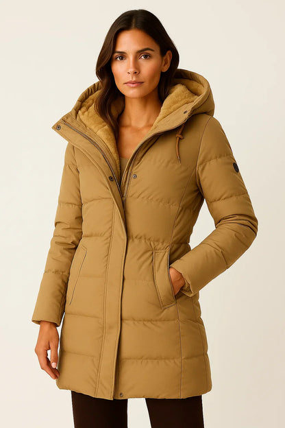 Dames Puffer Jacket – Vestes d'hiver isolées pour l'hiver et l'hiver