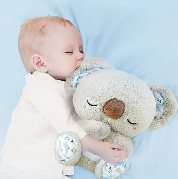 Atmendes Plüschtier | Koala-Plüschtier für Entspannung & Schlafhilfe | SleepKoala