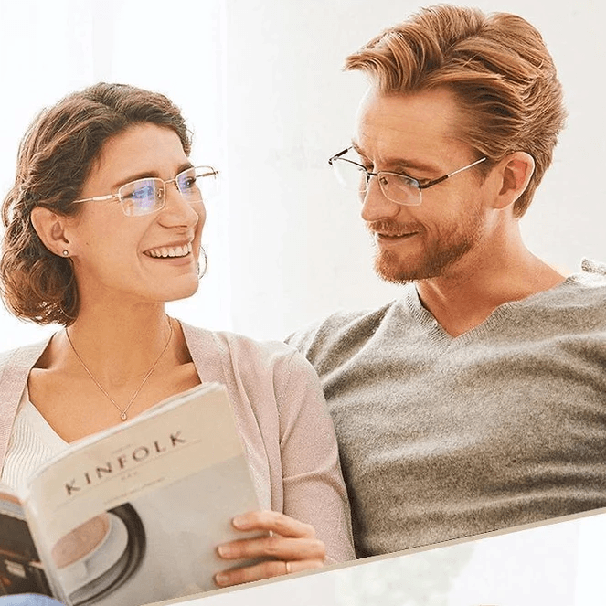 Titanium Progressive Fern- und Nahbereich Dual-Use Lesebrille