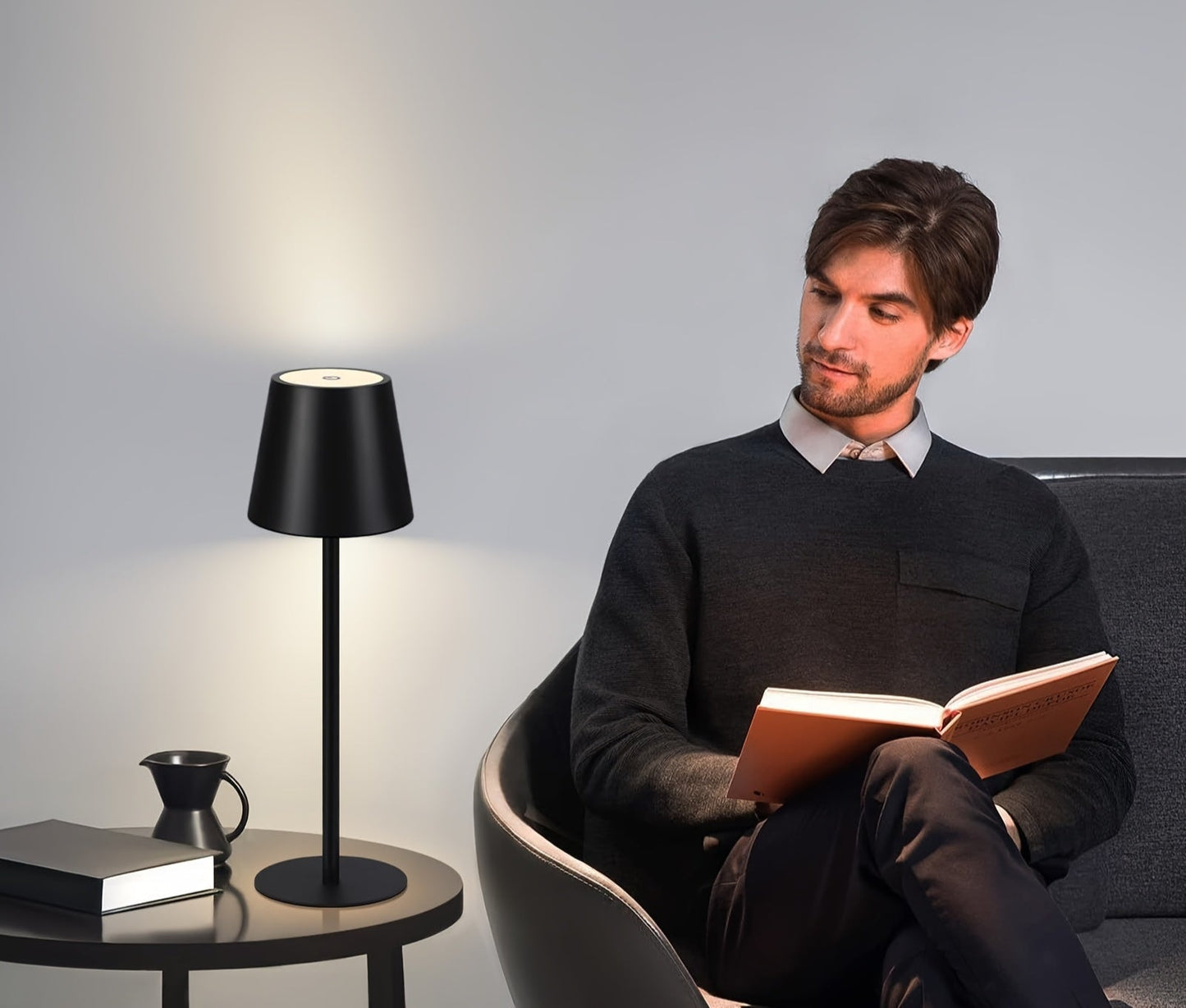 2 Pack Rechargeable Touch Control Wireless LED Table Lamps