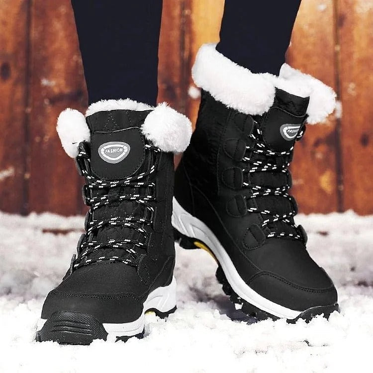 Waterdichte Sneeuwlaarzen Dames Mid Calf - Perfect voor Winter
