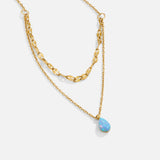 Theresa - Opal Teardrop Layered Necklace — designed to inspire your lifestyle.