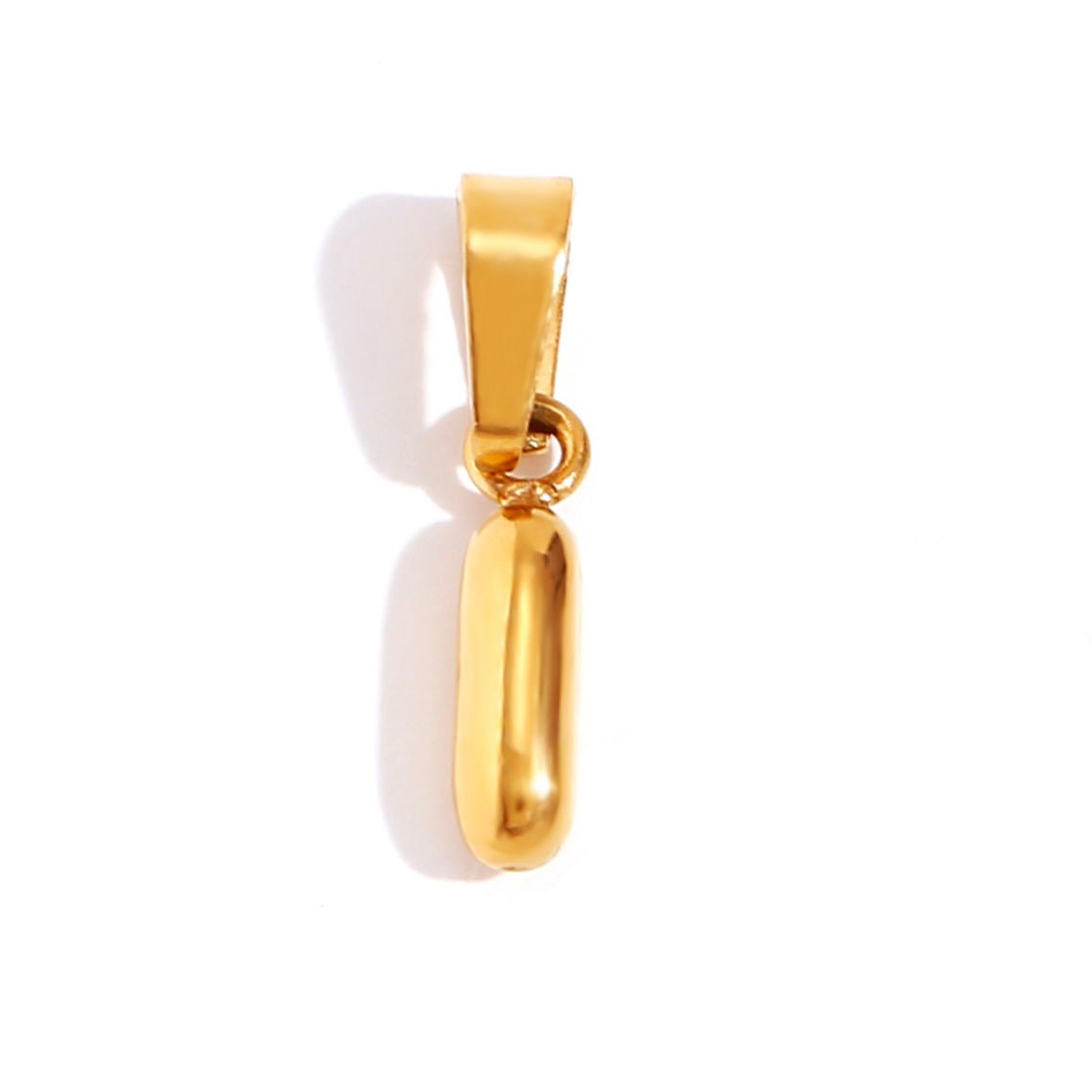 Esme - Bubble Letter Necklace Gold — crafted for everyday quality.