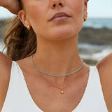 Esme - Bubble Letter Necklace Gold — crafted for everyday quality.