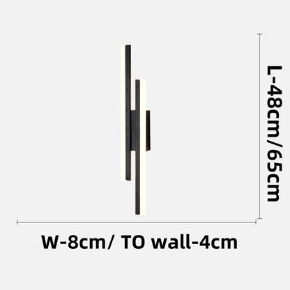 Applique murale LED fine et moderne pour éclairage intérieur - Design minimaliste