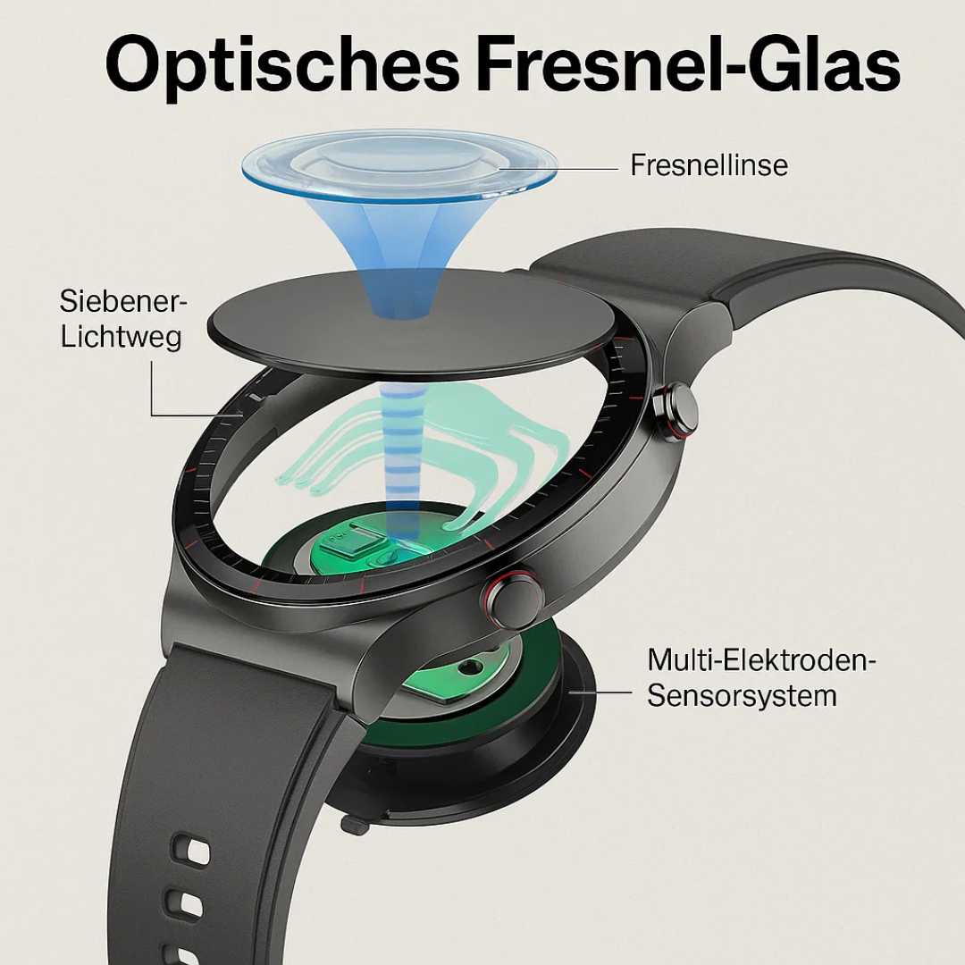 Medizinische EKG-Smartwatch mit Osram-Sensor