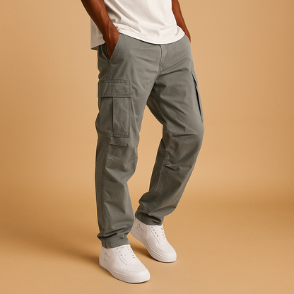 Pantalons Cargo Regular Fit Pour Hommes – Fonctionnalités Disponibles avec De Plus grandes Zakjes