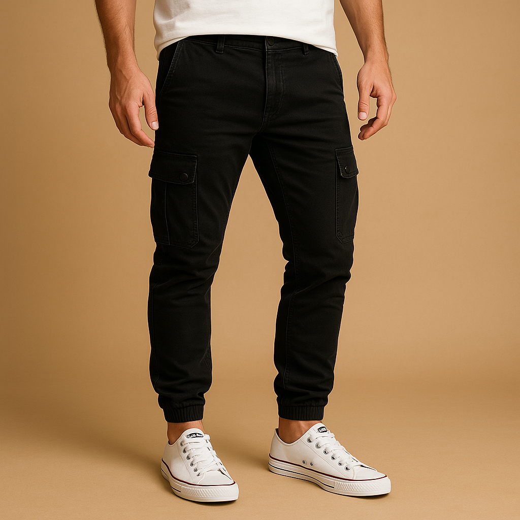 Pantalons cargo pour hommes avec de nombreuses poches – Conception longue et fonctionnelle