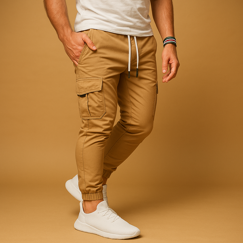 Pantalons cargo pour hommes avec de nombreuses poches – Conception longue et fonctionnelle